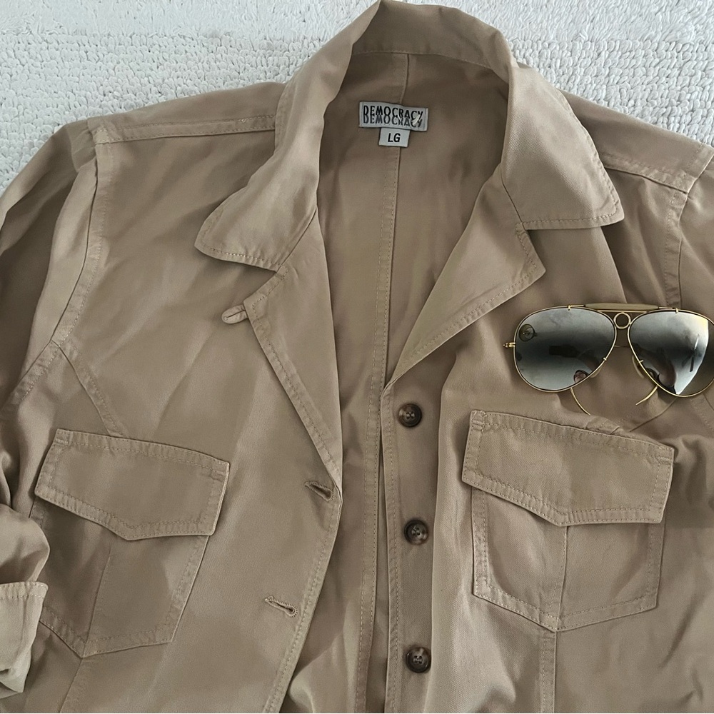 Democracy Women’s Large Brown Jacket